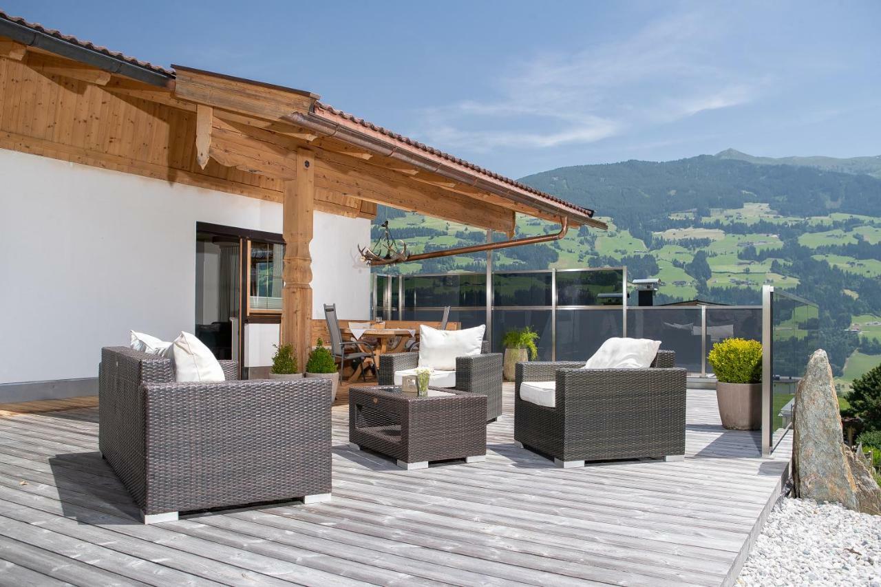 Chalet Bergzeit Ferienhaus mit Sauna&Wellness Fuegenberg Exterior foto